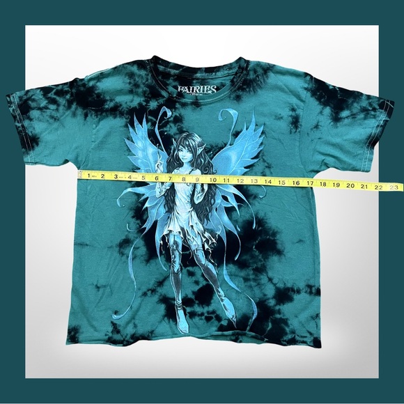 Vintage 90s Y2K TRIPP NYC Fairies by Trick Hot Topic Sprite Tee Shirt XS - Picture 11 of 11